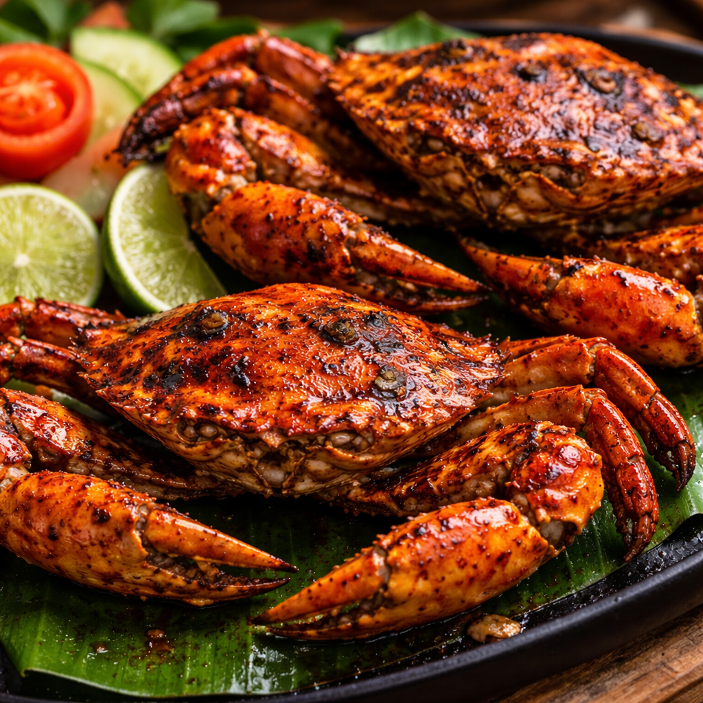 Kepiting Jantan (L) Bakar Ala Bandar / Butter Garlic / Saus